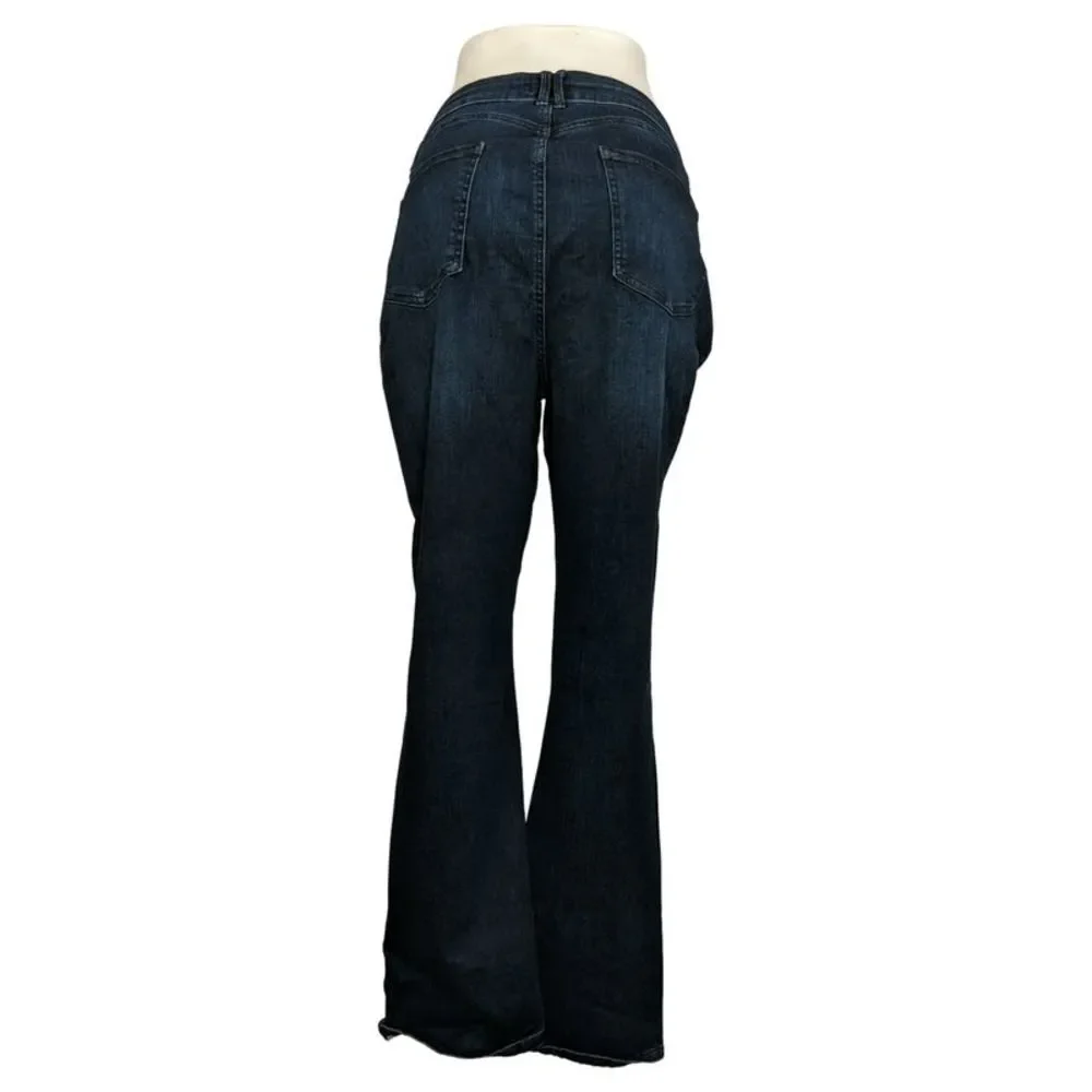 NYDJ Women's Sz 12 Curve Shaper Marilyn Straight Leg Jeans Blue A520772 - Picture 2 of 5